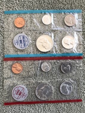 1963 P&D U.S. Mint Uncirculated Set - 10 Coins - 90% Silver Half, Quarter, Dime